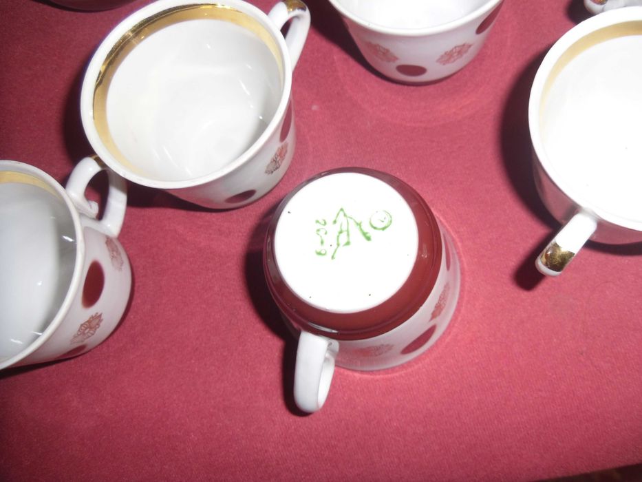 serviciu cafea portelan anii 1960