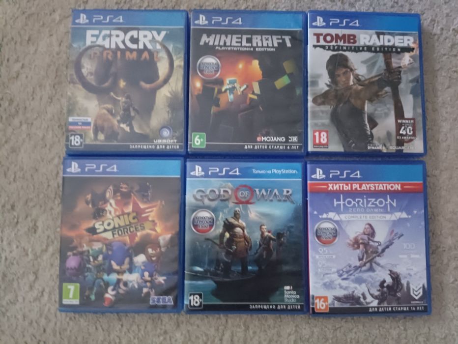 Диски playstation 4