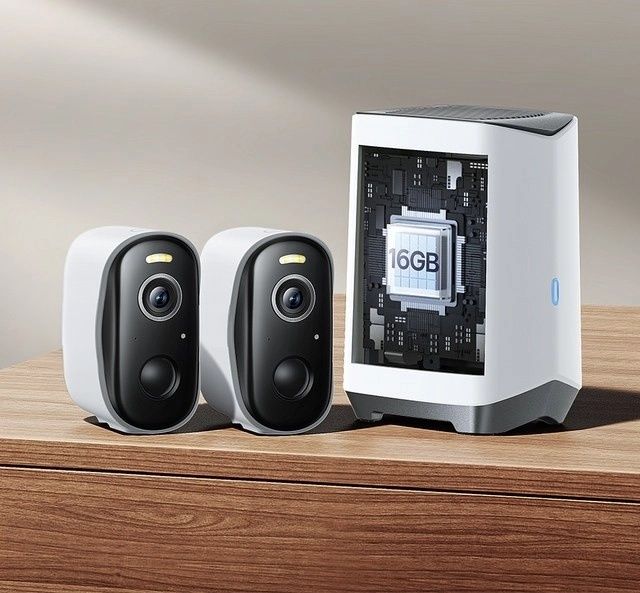 Sistem supraveghere Baseus Statie + 3 camere wireless independente