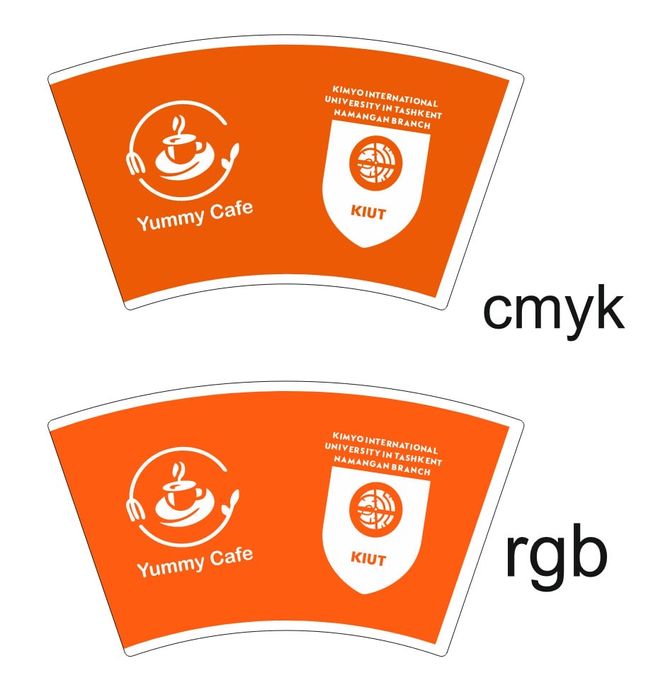 Одноразовая бумажние стаканы с лого