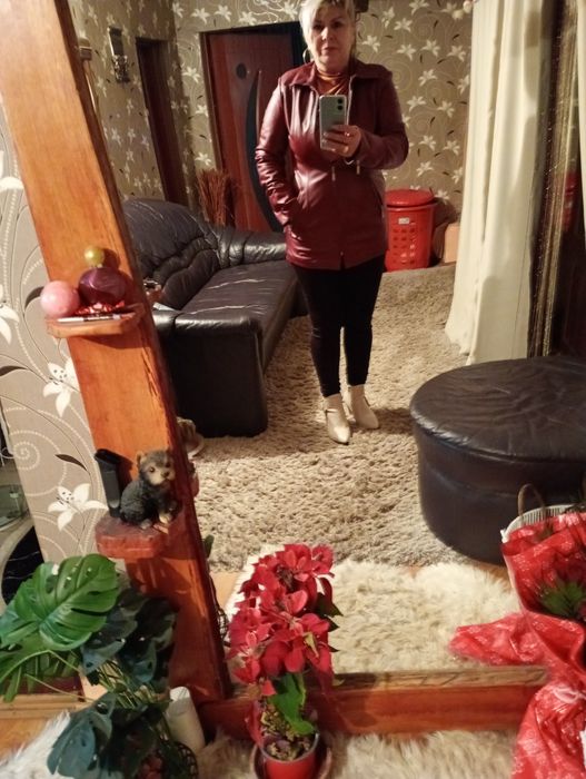 Geaca moderna, piele naturala mărimea L xl