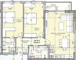 Продава се Тристаен апартамент в Пловдив, Кършияка - 124 кв.м за 1357 €/кв.м - Снимка #6
