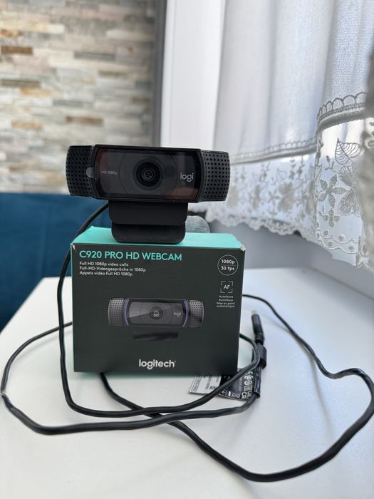 Camera web Logitech HD Pro C920, Full HD, Negru 960-001055