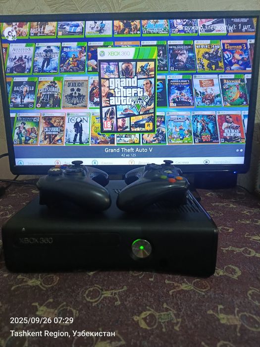 Xbox 360 S 500gb прошитый+120 игры+3 месяц гарантии