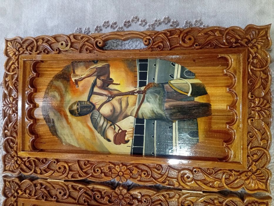 Нарды игральные,ручная резка