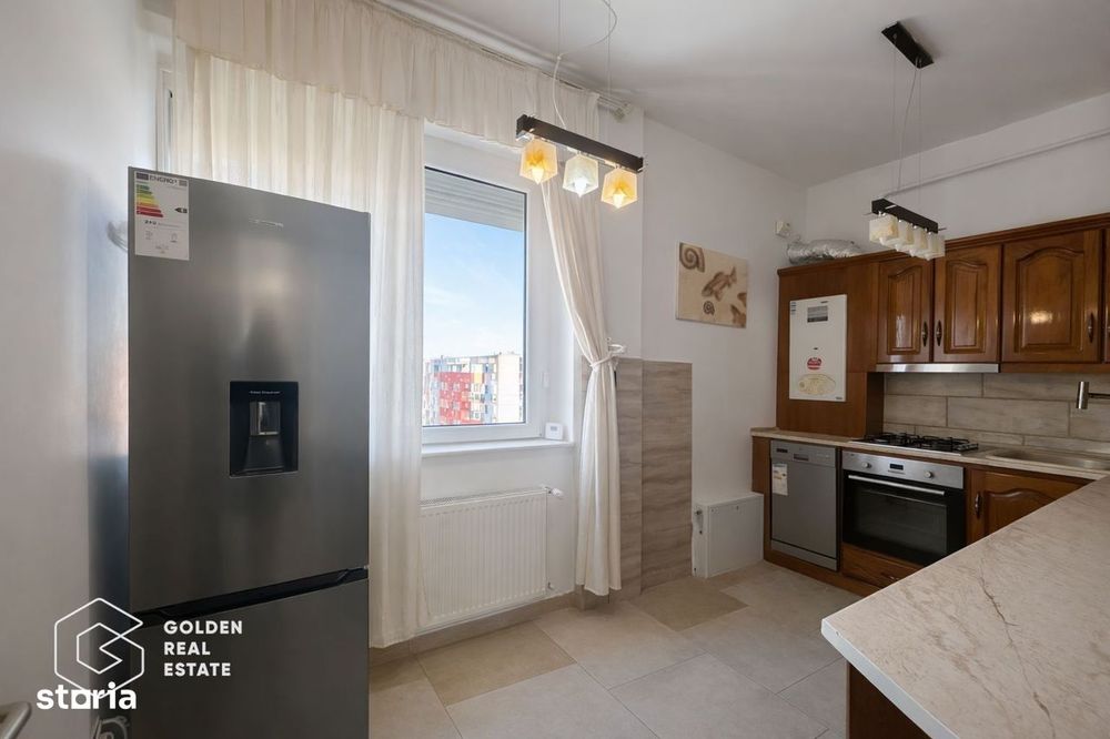 Penthouse Ared Uta, amenajat modern, vedere panoramica spre Stadionul