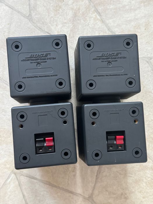 Set 2 boxe Bose Satelit Duble Acoustimass Cube Sistem