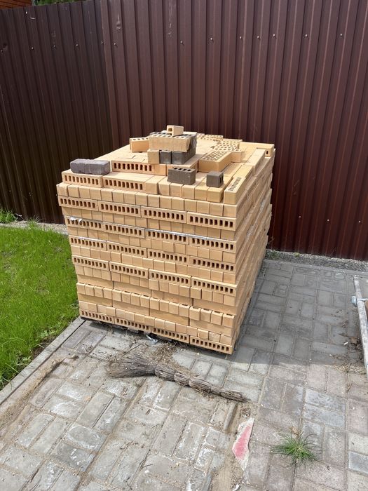 Кирпич облицовочный солома