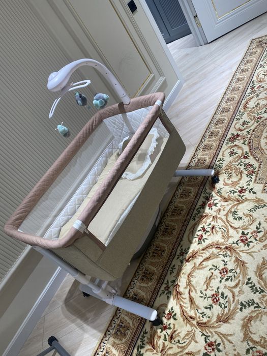 Детская люлька кроватка с колыбелью