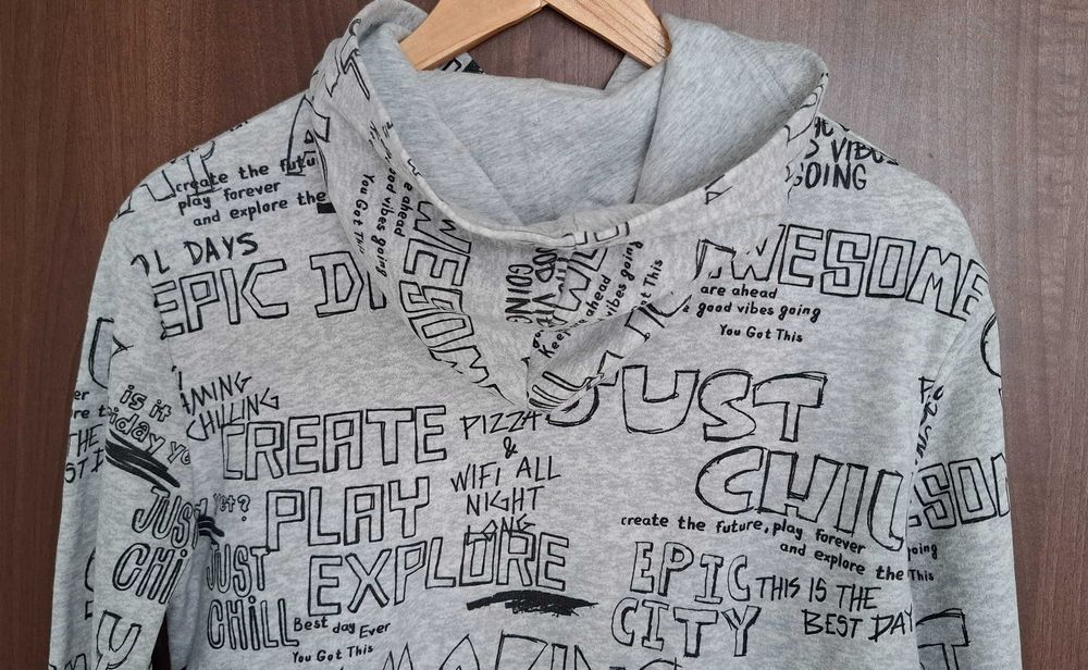 Н&М,SINSAY НОВИ Детски ватирани суичери с качулка 10-12 г,12-14 г