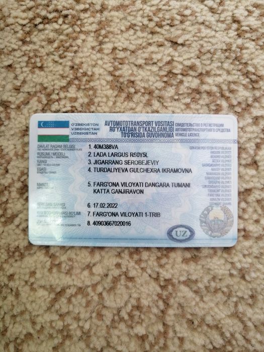 Срочни Сотилади 2013 йил Лада ларгус 1.6 матор