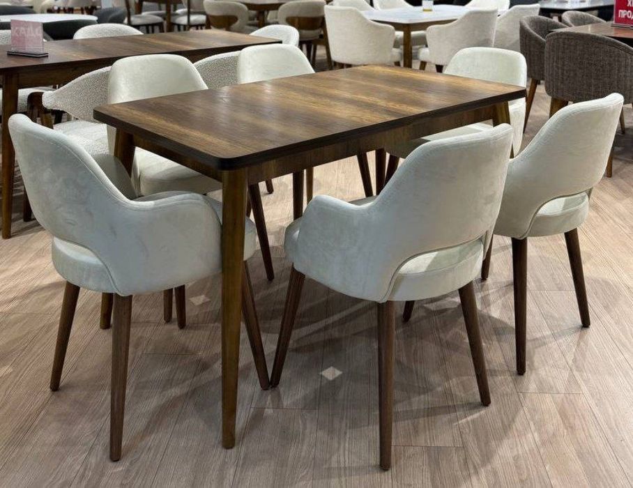 Обеденный стол и стулья по акции