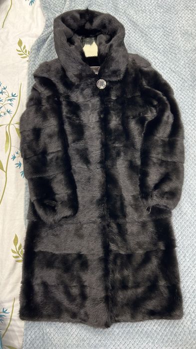 Шуба черный бриллиант