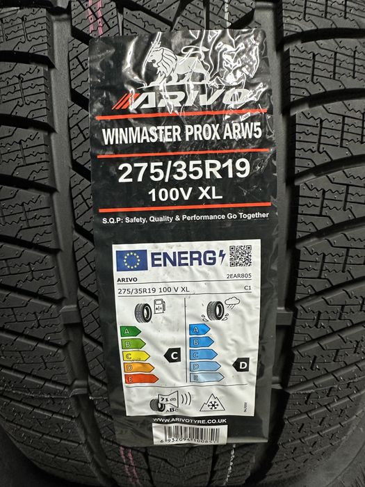 Зимен Спорт Пакет ARIVO WINMASTER PROX ARW5 245/40R19 275/35R19 БОРД 2454019  2753519