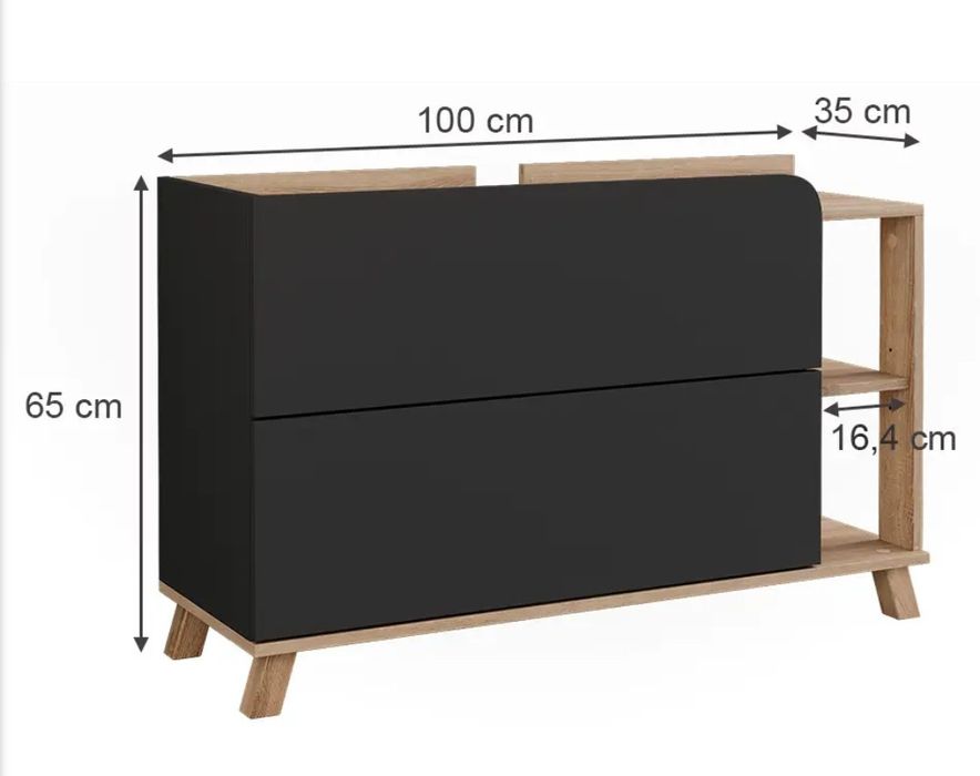 Шкаф за подмивка 100cm Vicco 9017