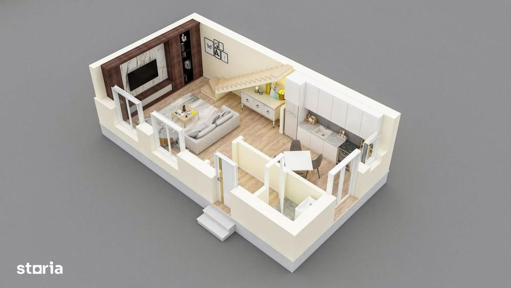 Vila Tip Duplex Finalizata,Mutare Imediata / Zona Trapezului!