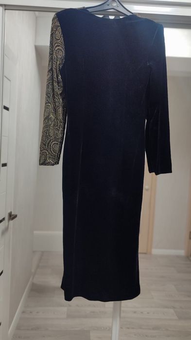 Платье вечернее велюр, 48 размер