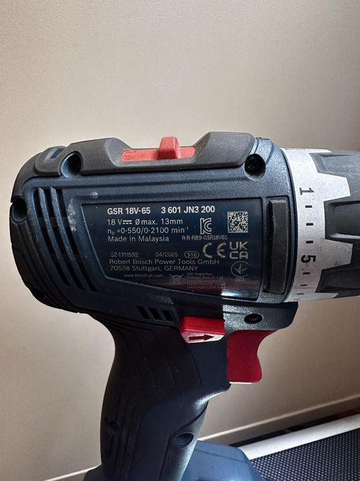 Винтоверт Bosch GSR 18v-65