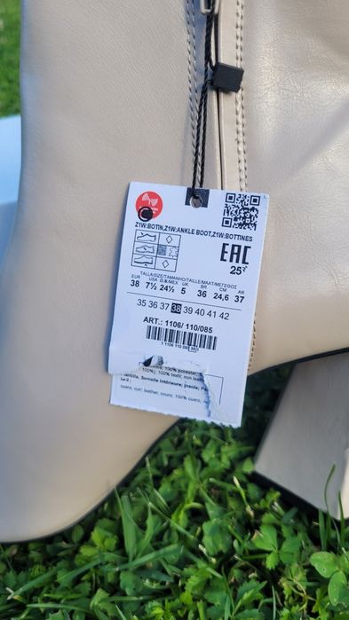 Botine ZARA, noi cu eticheta, marimea 38