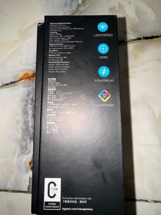 Мышь Logitech G Pro Wireless черный