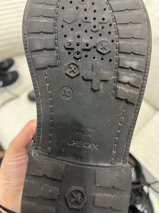 Осенние ботинки для девочек, бренд Geox, размер 33