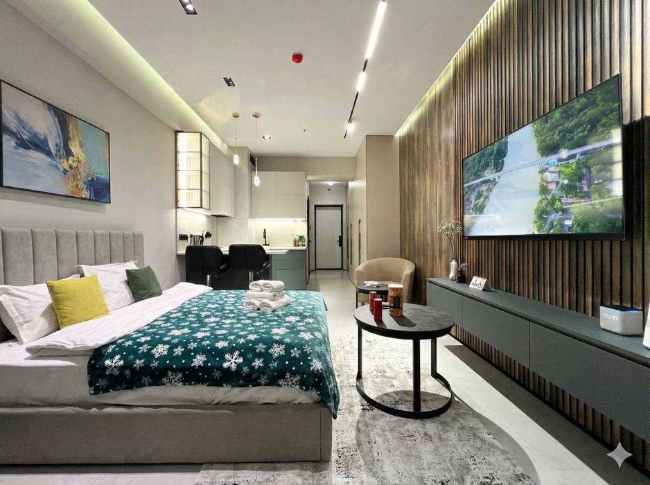 Современная стильная студия в ЖК U-Tower с видом на Tashkent City