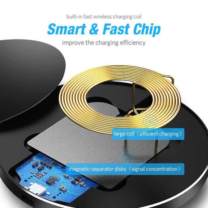 UGREEN поставка за безжично зареждане – Wireless Qi Charger