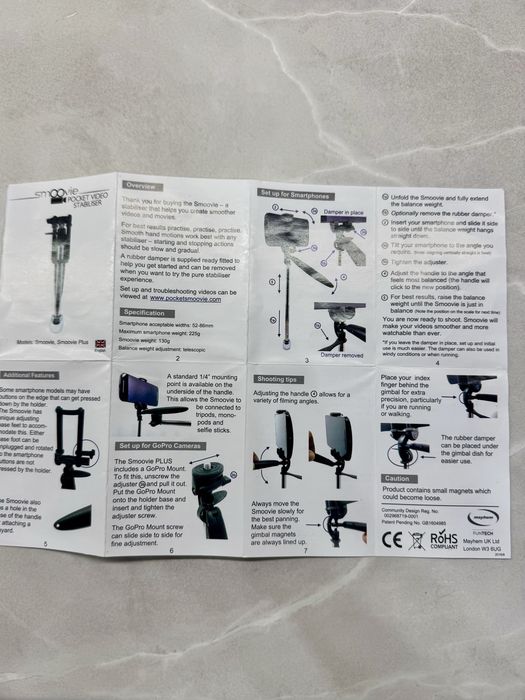 Продавам Видео стабилизатор Smoovie Plus