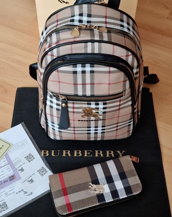 Rucsac+portofel, super, material textil, saculet, etichetă