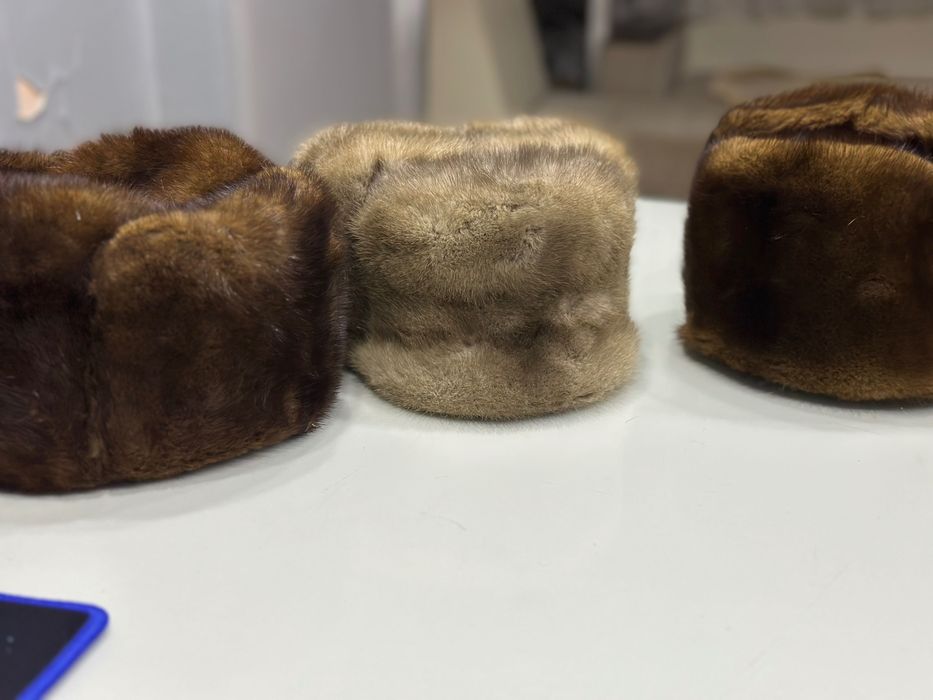 Норковая шапка мужская