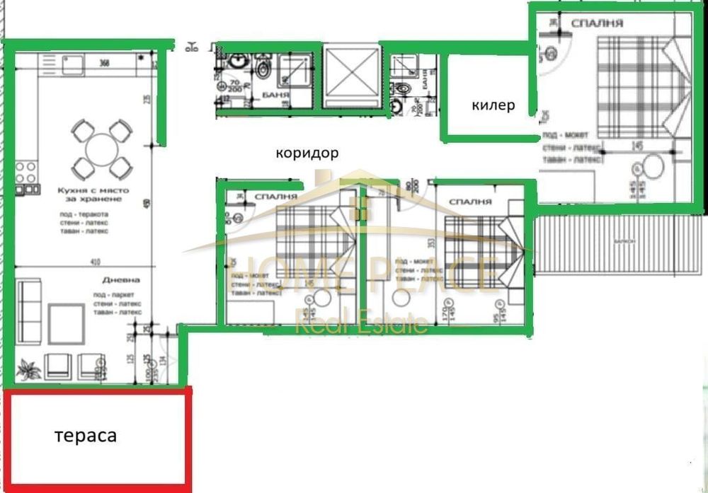 Продава се Четиристаен апартамент в с. Аспарухово, Област Варна - 140 кв.м за 581 €/кв.м - Снимка #1