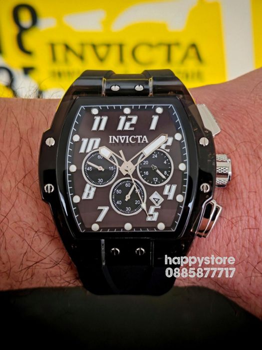 INVICTA Ghost Black 47 mm, Инвикта нов ръчен часовник