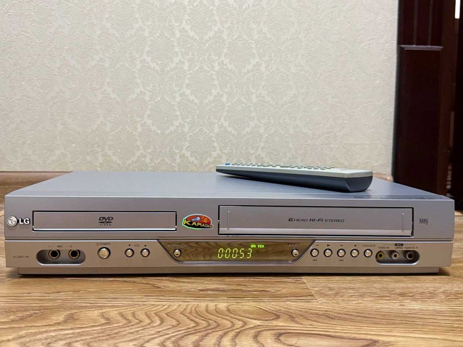 Видеомагнитофон & DVD LG 6-Head Hi-Fi Stereo! Made In Korea! [Новый]