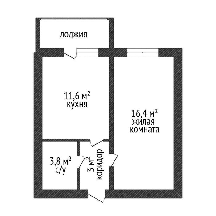 Продажа 1-комнатной квартиры