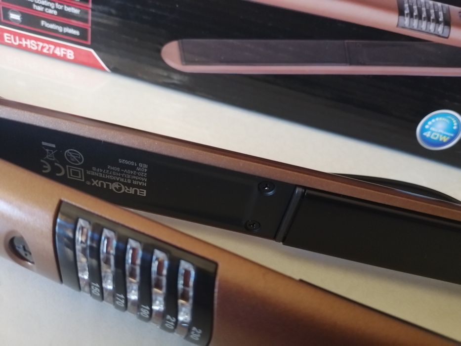 Утюжок EUROLUX профессиональный керамический для волос рс