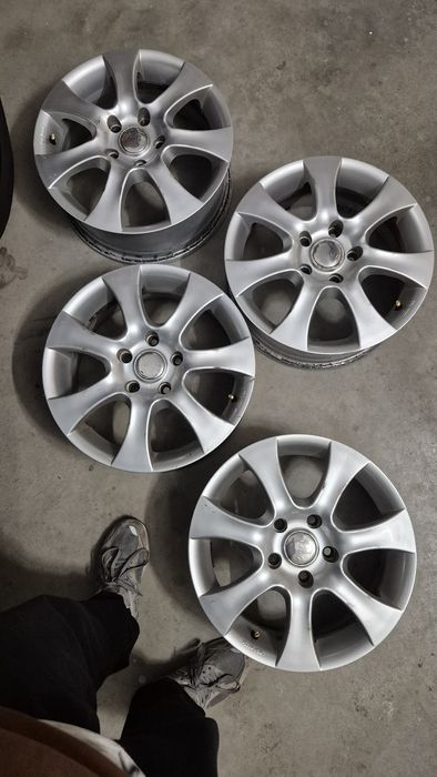 Jante cu cauciucuri 5x112  6.5J. VW, AUDI, SEAT, SKODA
