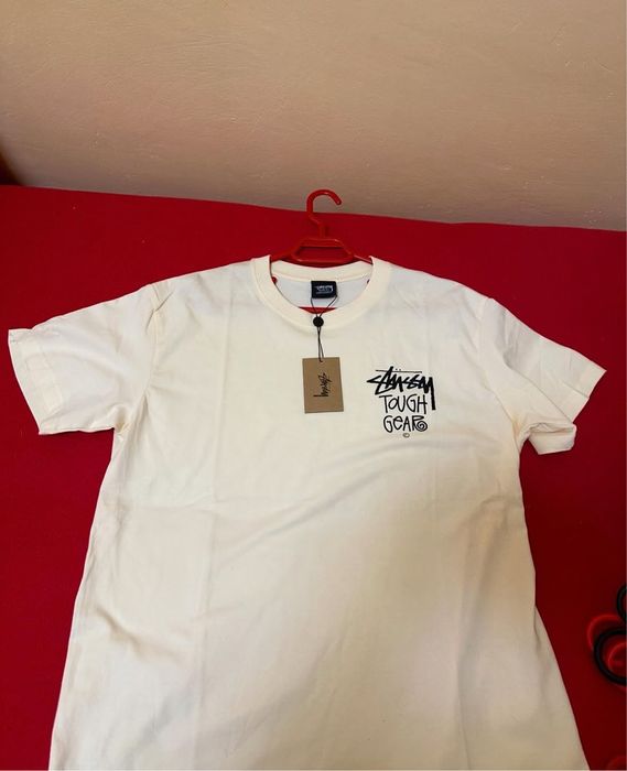 Tricou stussy crem