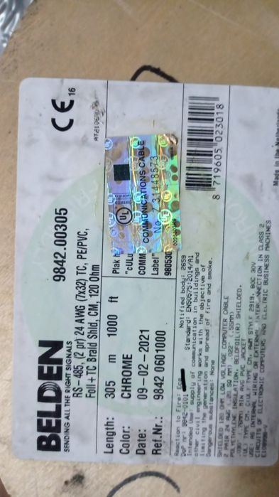 Кабель Belden 9842