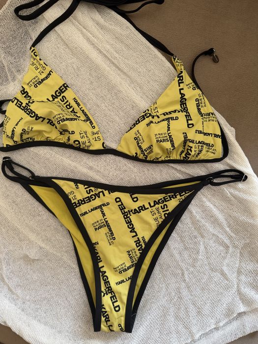 Бански костюм Alessa +Кърпа / Karl Lagerfeld плажно облекло