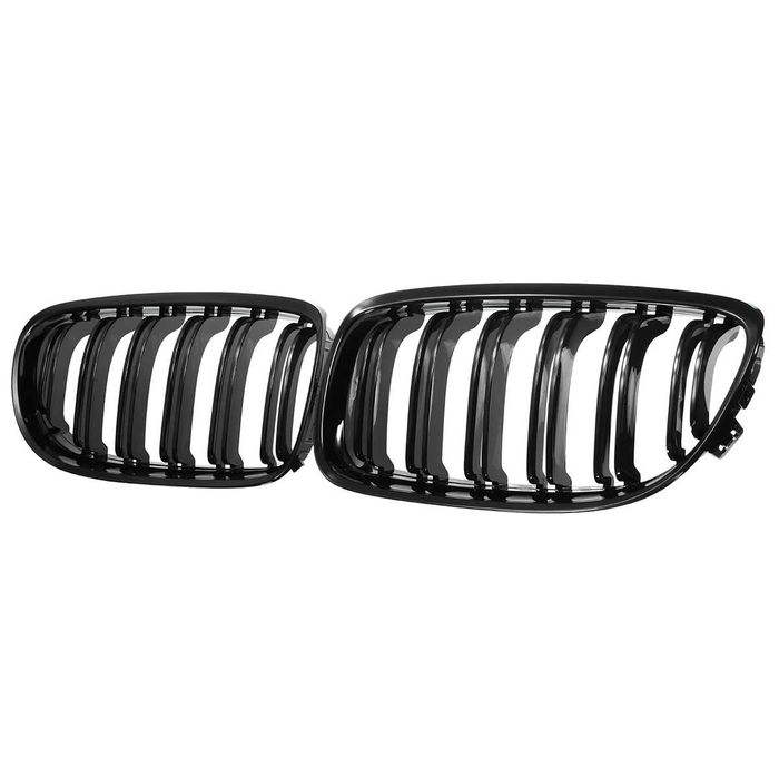 Negru Lucios Grile Nari Duble M BMW E90 E91 Facelift LCI F10 F30 E92