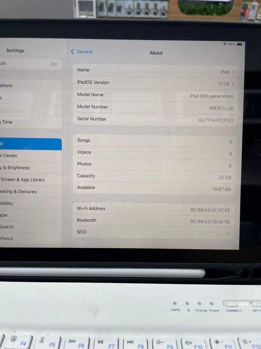 PUBG 60 fps  ipad 6 + Chexol Klaviatura