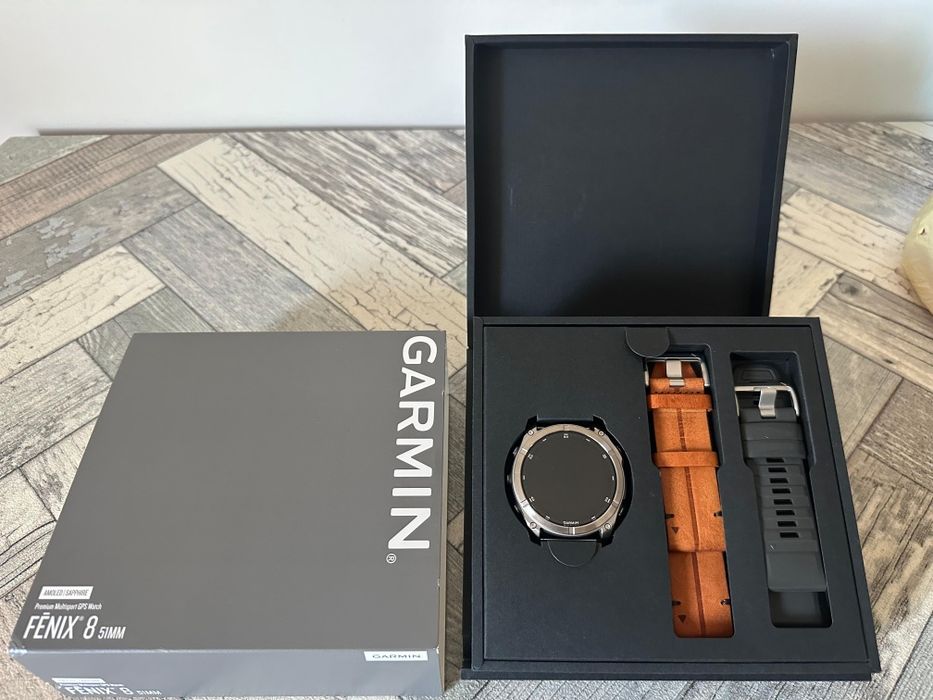 Ceas Garmin Fenix 8 Amoled Titan 51 mm