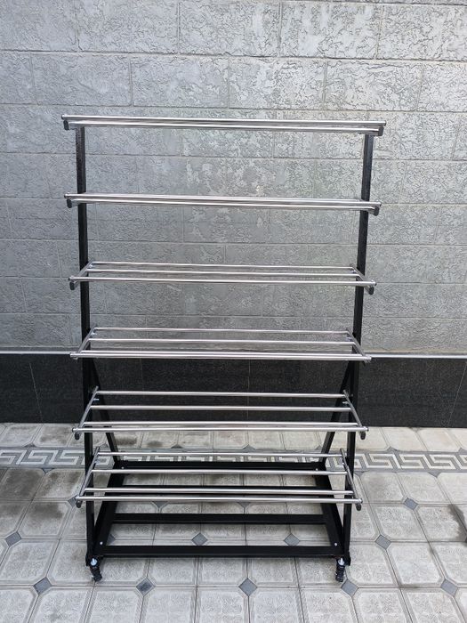 Стеллаж для обуви нержавейка