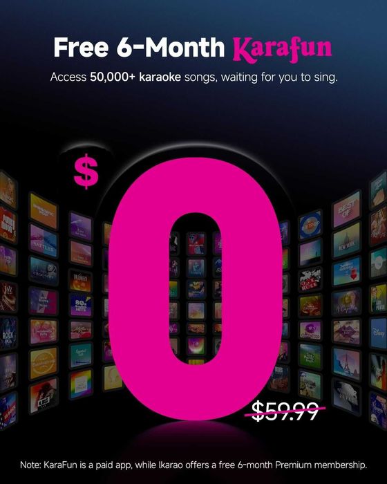 Караоке колона Ikarao Shell S1 280W с 2 микрофона