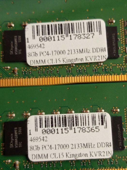 оперативная память ddr4  2*8gb