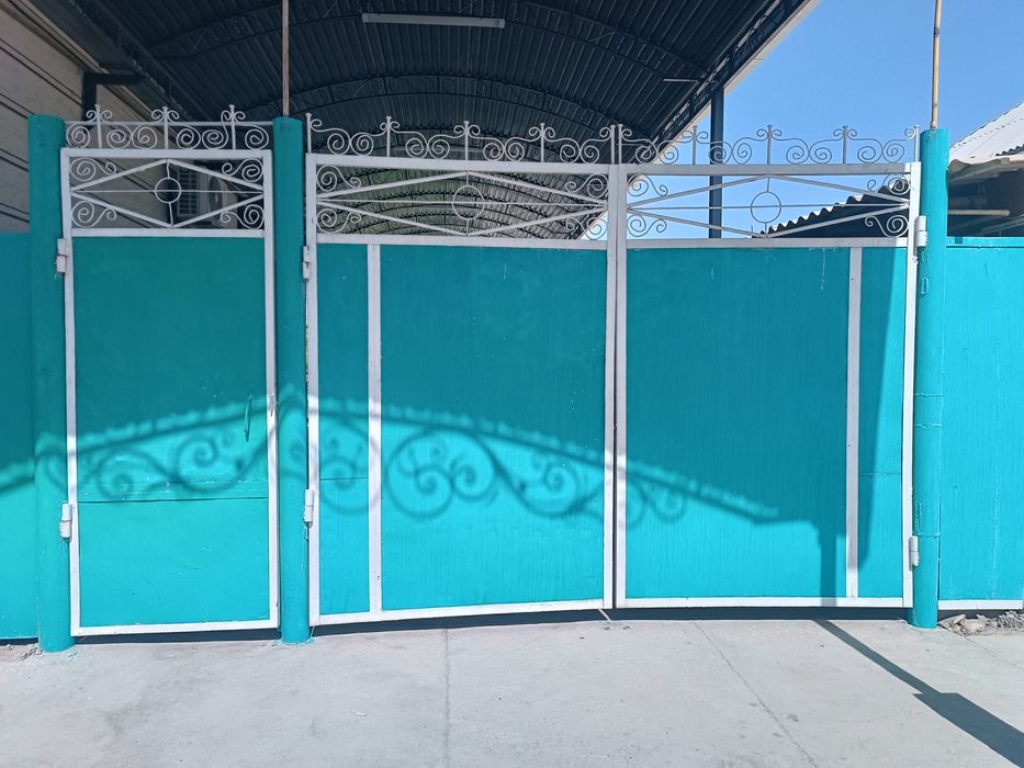 Ворота железный б.у