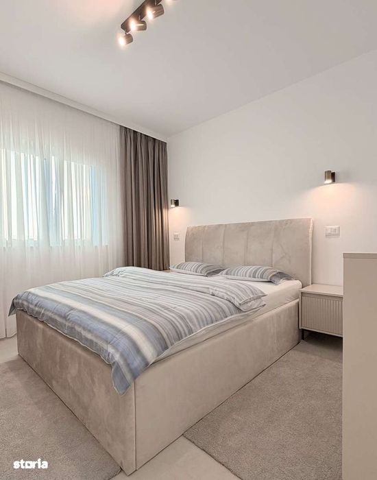 Penthouse de lux 160 mp mobilat de închiriat bloc nou Ipotești,Suceava