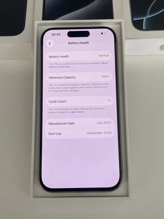 iPhone 15 Pro Natural Titanium