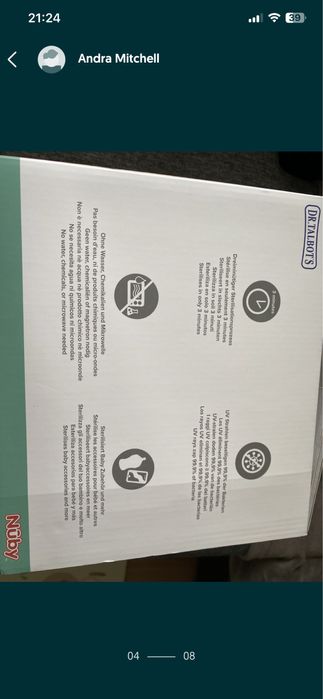 Sterilizator Nuby nou