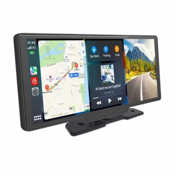 Мултимедия Android CarPlay, iOS Auto, MP5 Плеър H105V 10.26 инча, Безжичен смарт екран, Bluetooth